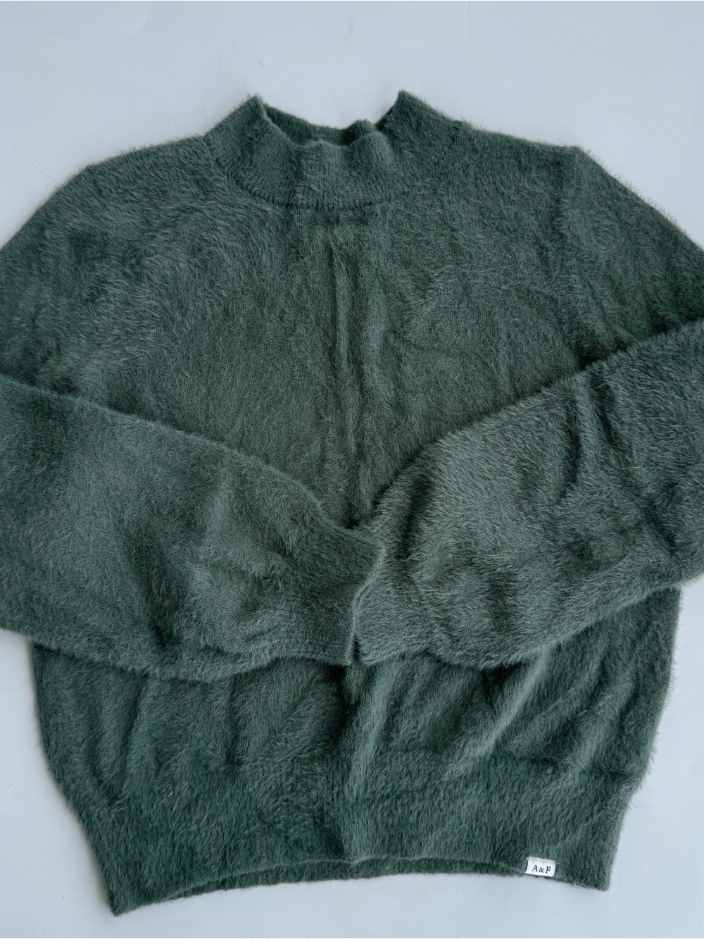 abercrombie kids Green Crew Sweater